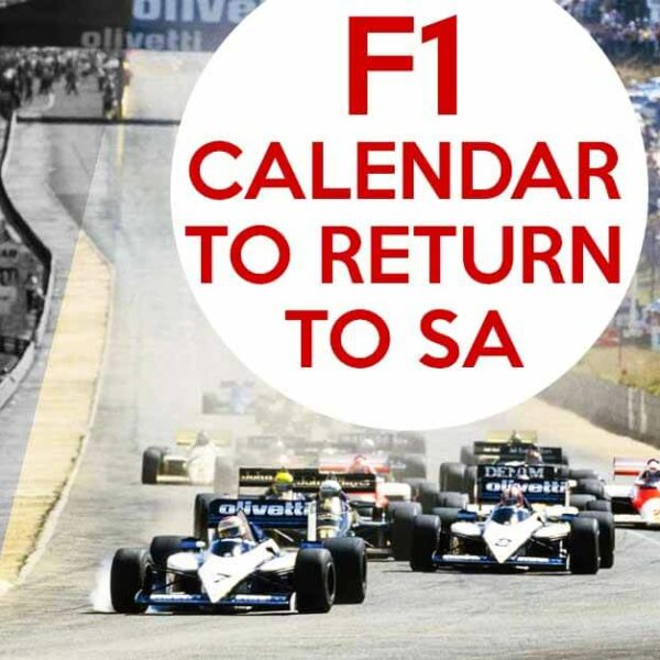 F1 Calendar To Return to SA